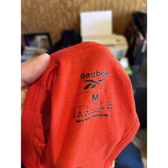 Reebok Womens Meet You There Racerback Tank Top NEW Size M Red Knit - Picture 6 of 7